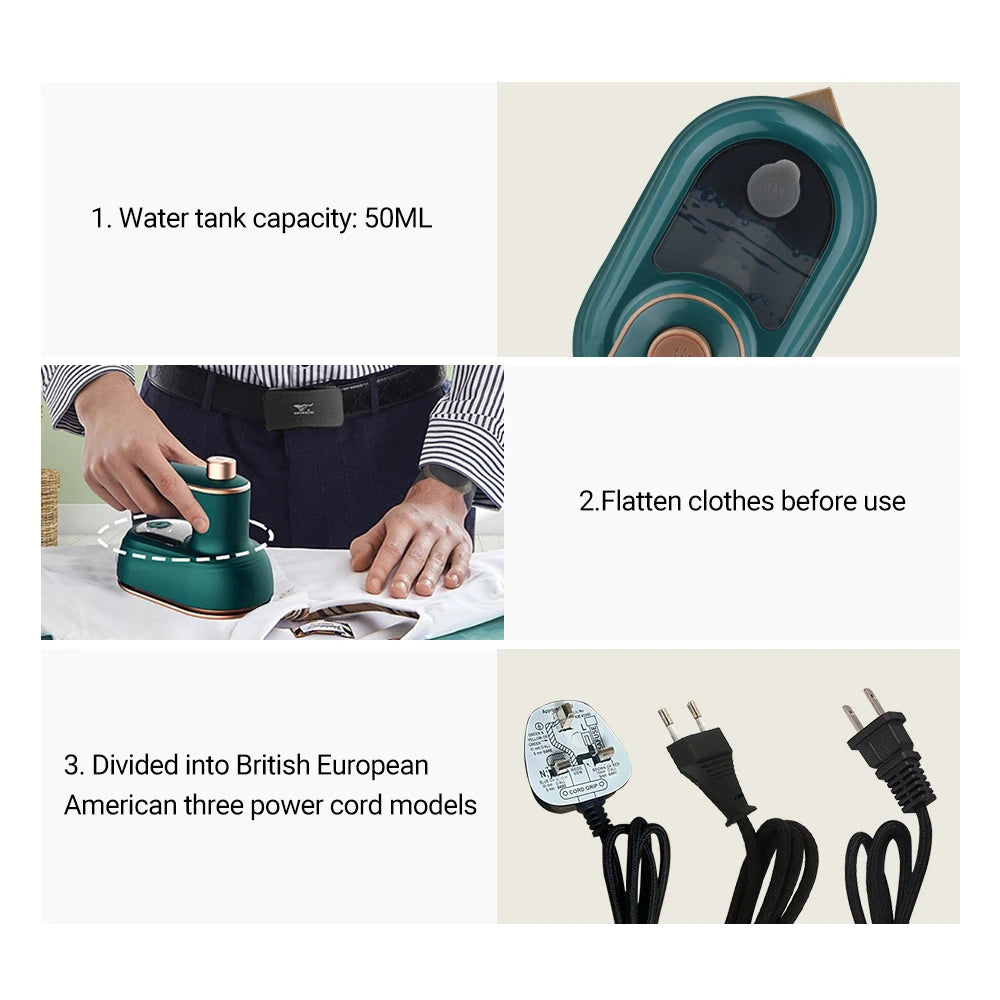 Wrinkle-Free Travel Steamer™