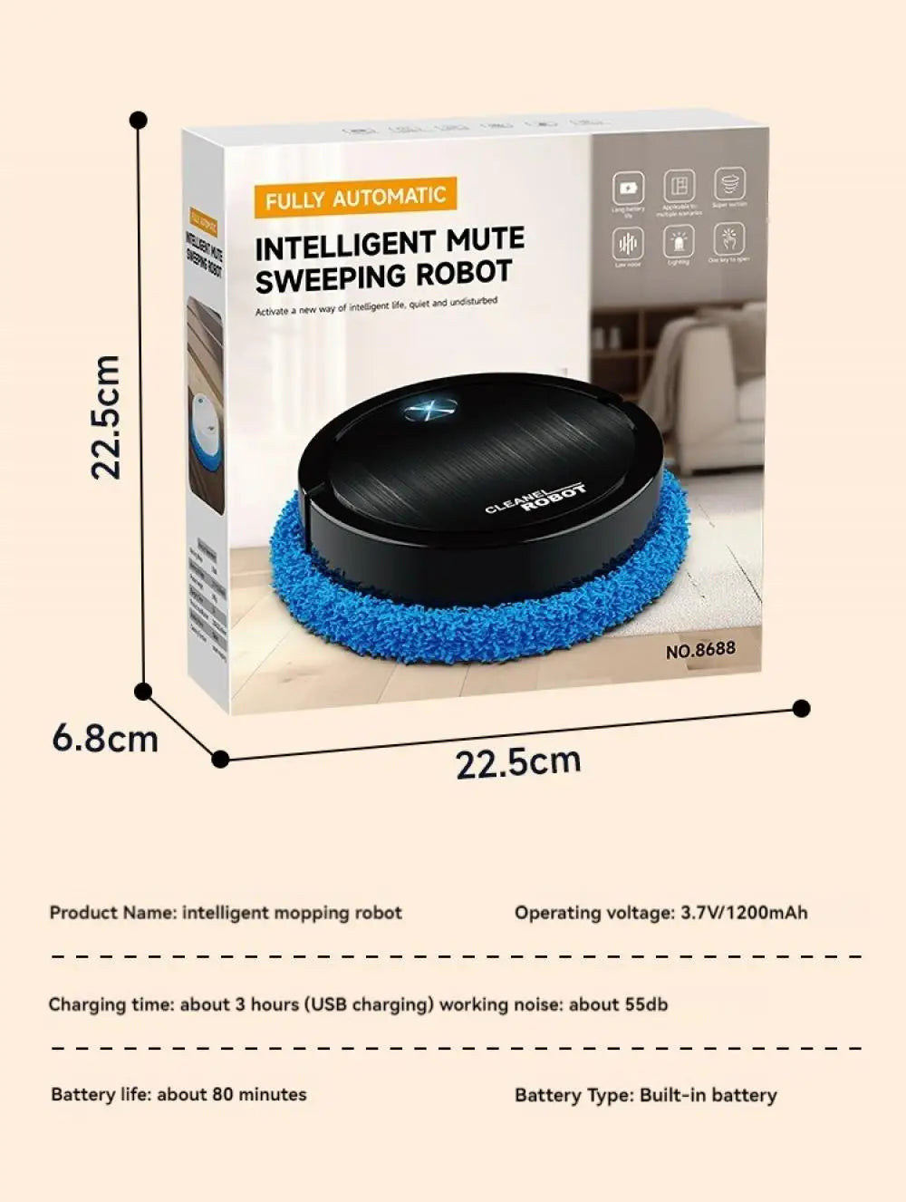 Effortless Floor Cleaning Robot™
